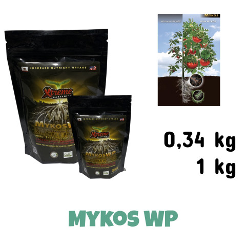 Микориза Mykos WP Xtreme Gardening в порошке для гидропоники и земли