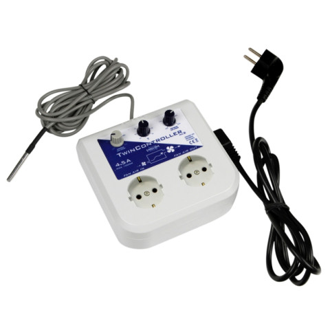 Двоканальний регулятор вентиляції для гроубоксу SMSCOM Twin Controller MK2 4.5A 