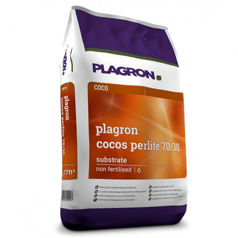 Кокосовый субстрат plagron cocos perlite 70/30 з перлітом 50 л