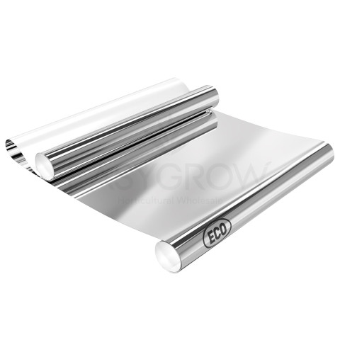 Світловідбивна плівка для рослин ECO Silver White Mylar 1,2 х 1м x 75mu