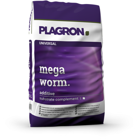 Plagron Mega Worm 25л Биогумус + Триходерма + Микориза