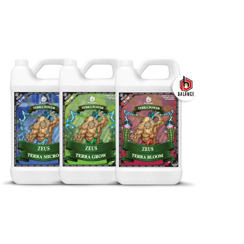 Набір добрив Terra Power Zeus Grow, Bloom, Micro по 5 л