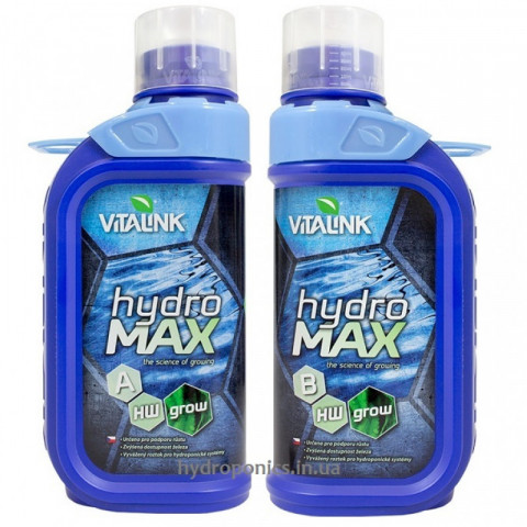 Набор удобрений Vitalink Hydro Max Grow AB 1 л для мягкой воды