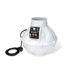 Тихий канальний вентилятор для гроубоксу Prima Klima Whisperblower - 3 Ø125 мм 300-420-530 м3/куб