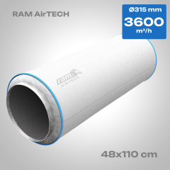 Фільтр вугільний для гроубокса RAM AirTECH HEAVY 315мм 3600м³/год