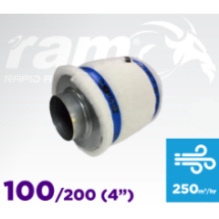 Вугільний фільтр для гроубокса Ram AirTECH Lite 100/200мм 250 м3/год