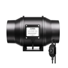 Вентилятор для гроубокса із плавним регулюванням швидкості VIVOSUN R6 Inline Fan 150мм 663 м³/г