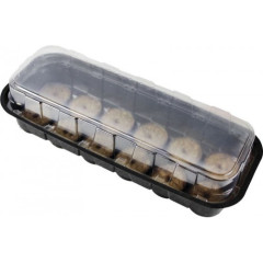 Мини тепличка 12 ячеек с торфяными таблетками