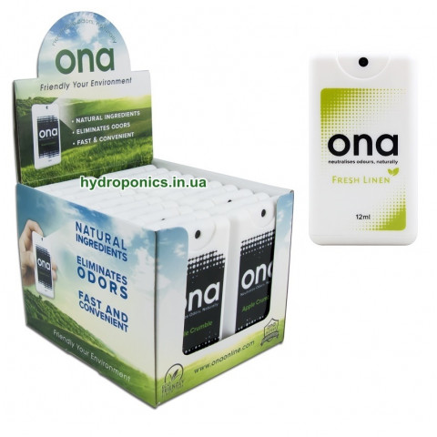 Карманный нейтрализатор запаха Ona Card Spray Fresh Linen 12 мл