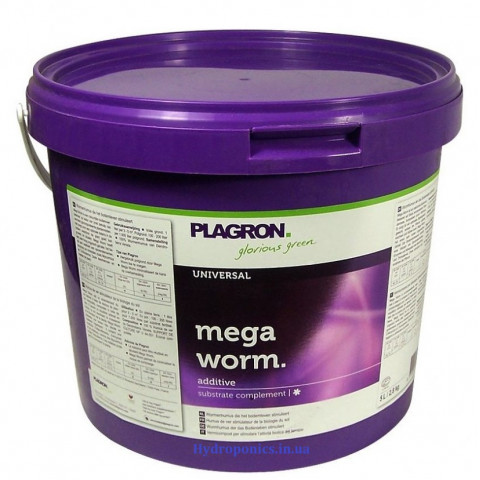 Plagron Mega Worm 5 л Биогумус + Триходерма + Микориза